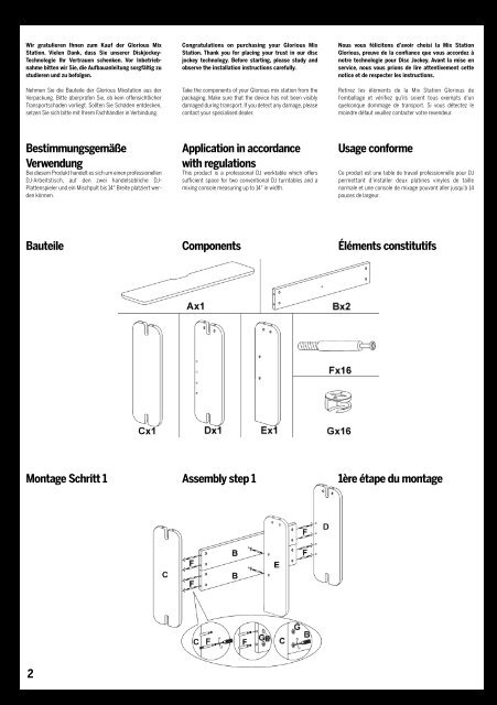 Glorious Distribution Global Distribution GmbH, Schuckertstr. 28 ...