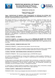 PREGAO 118 - CONTRATO - Prefeitura de Franca