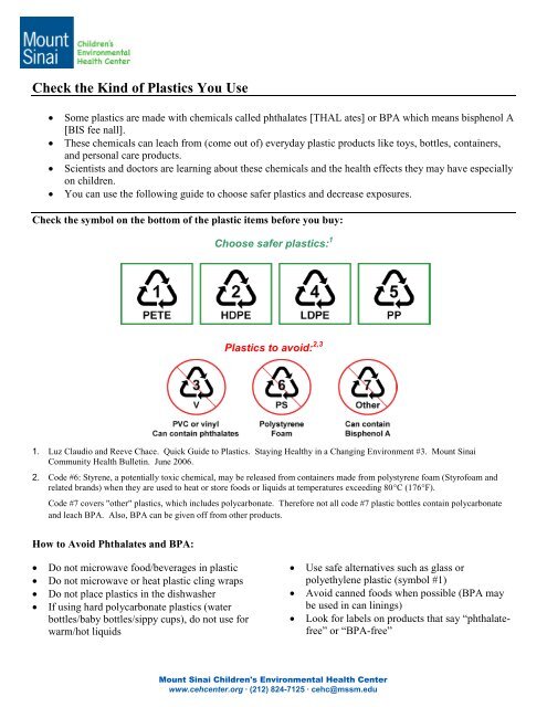 National Institute of Environmental Health Sciences: Bisphenol A (BPA)