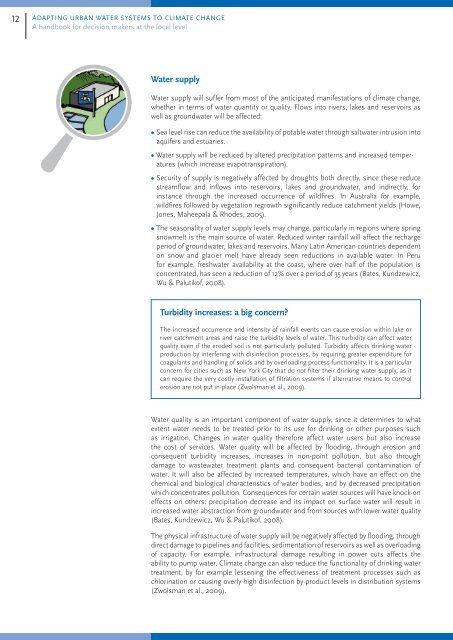 AdApting urbAn wAter systems to climAte chAnge - IWA