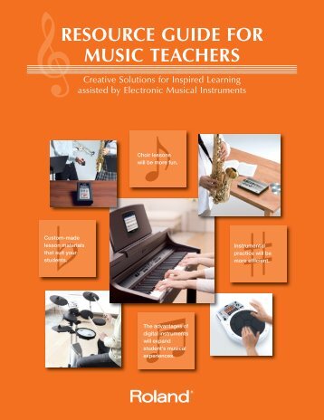 Resource Guide for Music Teachers - Roland