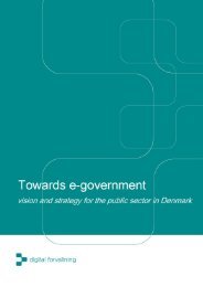 Towards e-government - vision and strategy for the public sector