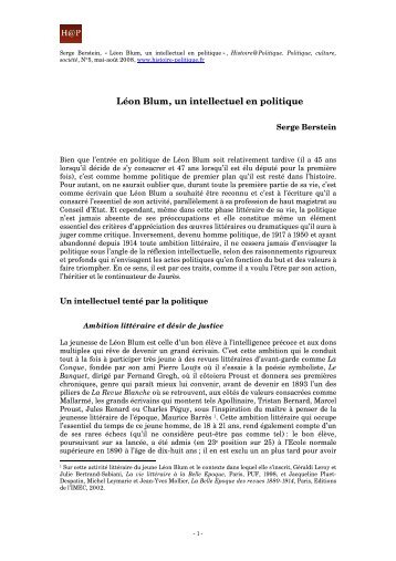 LEON BLUM, - Histoire@Politique