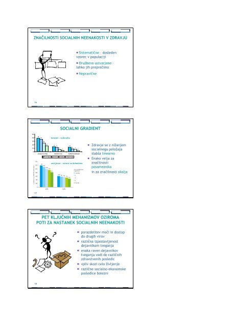 Socialne neenakosti v zdravju - Zavod za zdravstveno varstvo ...