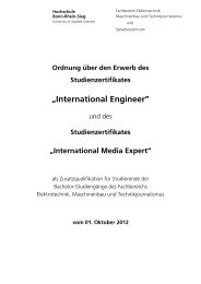 Zertifikatsordnung - Fachbereich Elektrotechnik, Maschinenbau und ...