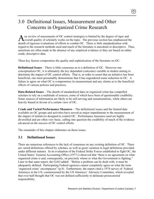 Assessing the Effectiveness of Organized Crime Control Strategies ...