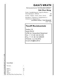 Download miniscore Harmonie - Tierolff Muziekcentrale