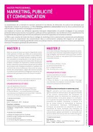 MARkETing, publiciTÃ© ET coMMunicATion - Celsa