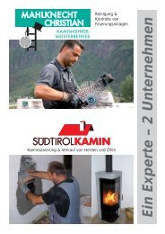 rund um den Kamin - Südtirolkamin