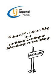 Checkliste Jahreshauptversammlung