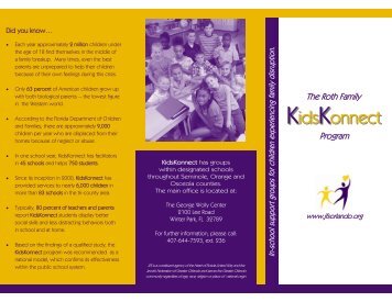 KidsKonnect Brochure.pub - Jewish Family Services