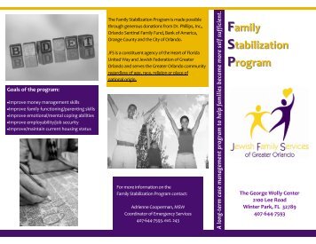FSP Brochure - Jewish Family Services
