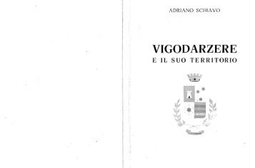 VIGODARZERE: e il suo territorio - Giuliocesaro.it