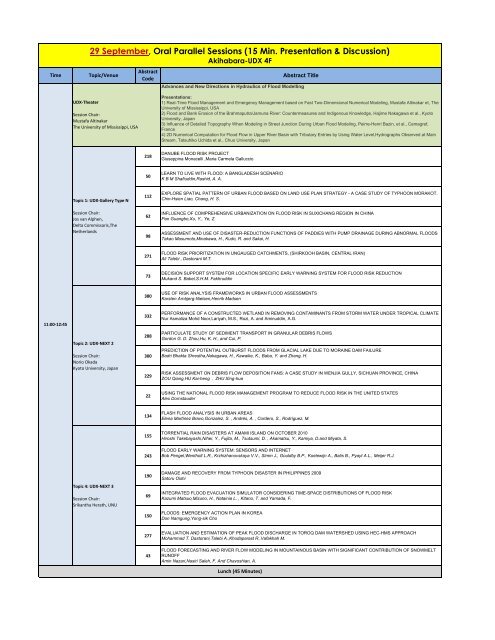 5th International Conference on Flood ... - (IFI)-Home Page