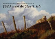 39th Annual Art Show & Sale - Academy of Notre Dame de Namur