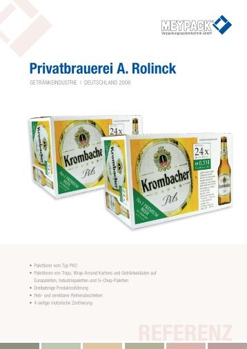 Privatbrauerei A. Rolinck - Meypack