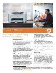 HP LaserJet P1005 Printer - The Printer Works!