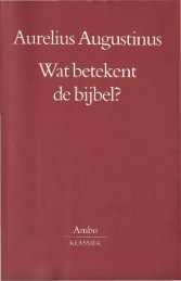 Augustinus_WatbetekentdeBijbel