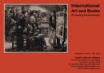 International Art and Books - Josef Lebovic Gallery