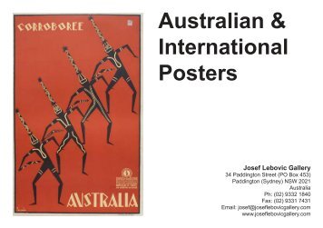 Australian & International Posters - Josef Lebovic Gallery