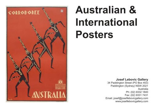 Australian & International Posters - Josef Lebovic Gallery