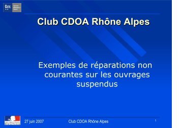 Club CDOA RhÃ´ne Alpes