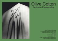 Olive Cotton - Josef Lebovic Gallery