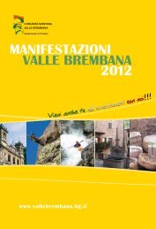 MANIFESTAZIONI VALLE BREMBANA 2012 - Brembo Ski