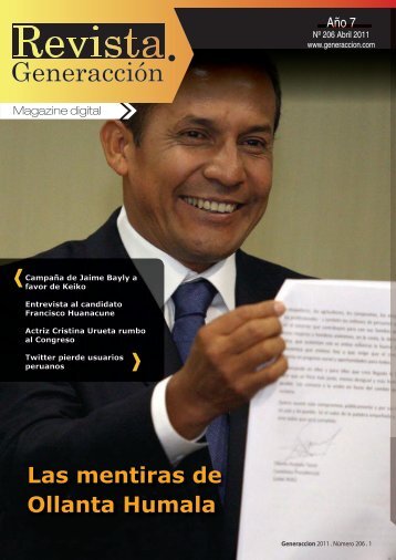 Las mentiras de Ollanta Humala - Generaccion.com