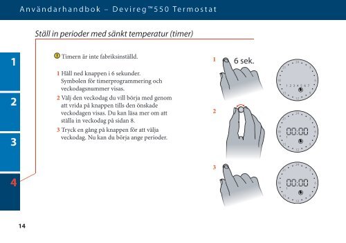 Användarhandbok – Devireg™ 550 Termostat - Danfoss.com