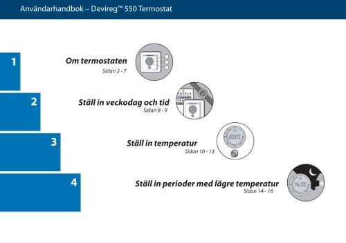 Användarhandbok – Devireg™ 550 Termostat - Danfoss.com