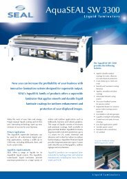 Seal AquaSeal 3300 brochure