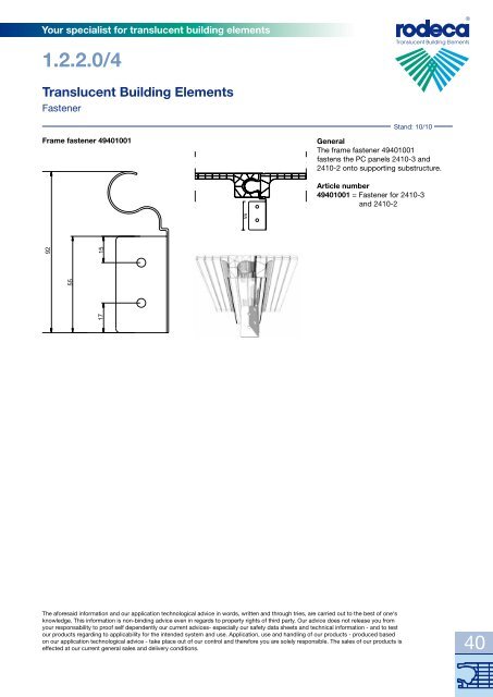 Your specialist for translucent building elements