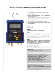 4 WAY BALL VALVE DIGITAL MANIFOLD + DATA LOGGER APPLICATION