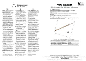 WMS 309/309M - WindowMaster