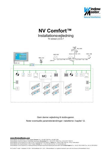 NV Comfort - WindowMaster