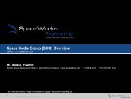 Space Media Group (SMG) Overview - SpaceWorks Enterprises, Inc.