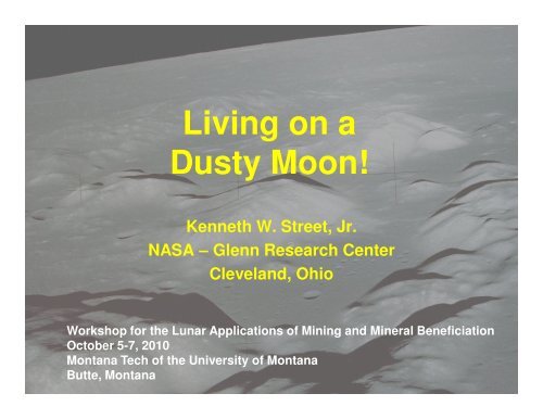 Presentation - In Situ Resource Utilization (ISRU) - NASA