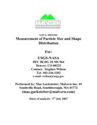 Measurement of Particle Size and Shape Distribution For ... - Nasa