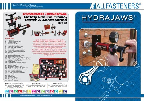 HYDRAJAWS® - All Fasteners