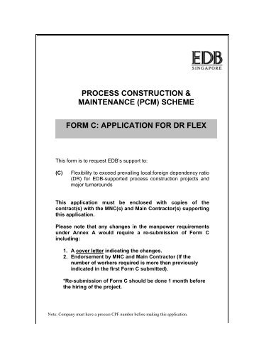 form c: application for dr flex - ASPRI