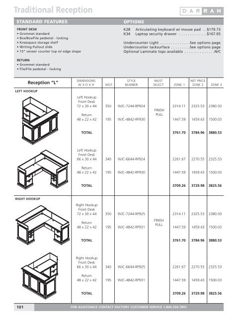 Traditional - DARRAN Furniture Industries