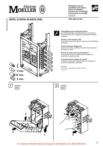 GSTA, A-GSTA, B-GSTA (IVS) - Klockner Moeller Parts