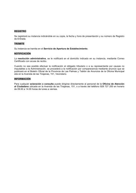 carta de servicios para solicitud específica - Ayuntamiento de Santa ...