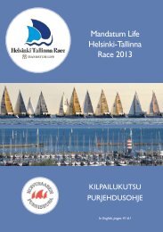 Kutsujulkaisu - Helsinki Tallinna Race