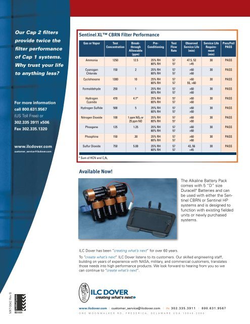 Sentinel XL CBRN Brochure - Team-Logic