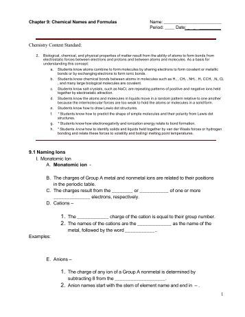 formulas