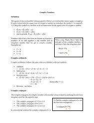 Complex numbers - Physics