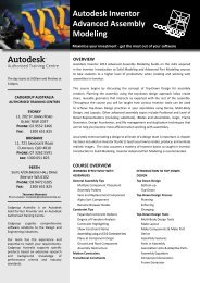 Autodesk Inventor Advanced Assembly Modeling - Cadgroup