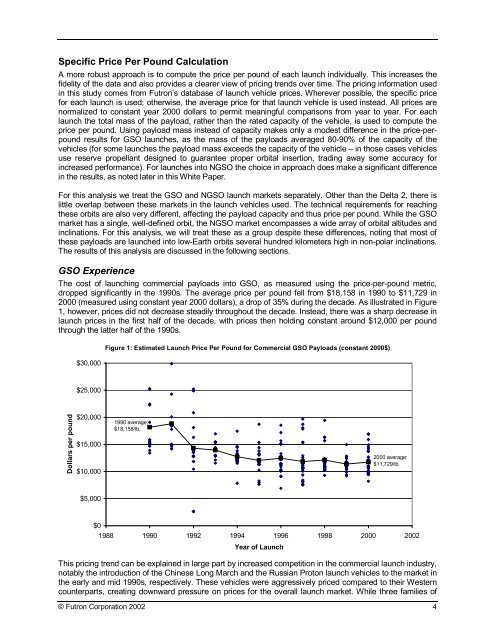 Space Transportation Costs: Trends in Price Per Pound to Orbit ...